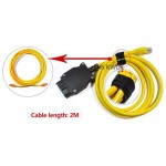 ESYS 3.23.4 V50.3 Data Cable For bmw ENET Ethernet to OBD OBDII 2 Interface Data  E-SYS ICOM Coding for F-serie Free Ship