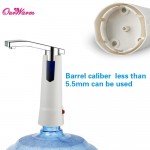 Easy Pump Water to the Bottle Electric Water Dispenser with Rechargeable Battery Drinking Water Bottles Kitchen Items 2Colors