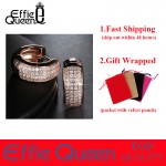 Effie Queen Newest Style Micro Paved AAA Zircon Earrings For Women's Birthday Gift Luxury Woman Earrings DE100