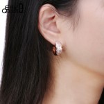 Effie Queen Newest Style Micro Paved AAA Zircon Earrings For Women's Birthday Gift Luxury Woman Earrings DE100