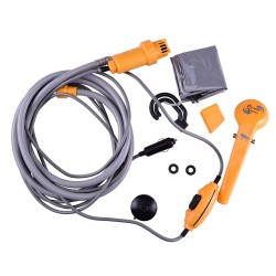 Electronic 12V Portable Car Washer Car Shower Cleaning Tool Outdoor Camping Travel Motorcycle Wash Kit 