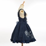Elegant Gothic Steampunk Dress Vintage Women Victorian Period JSK Lolita Embroidered Lace-up Corset Suspender Costume Cosplay 