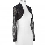 Elegant Women Ladies Long Sleeve Slim Casual Bolero Shrug Solid Color Plus Size 2XL 3XL Short Coat Wedding Boleros Formal Shrugs