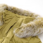 Elf SACK p99 winter fashion hair bulb raccoon fur with a hood loose long design down coat female