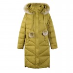 Elf SACK p99 winter fashion hair bulb raccoon fur with a hood loose long design down coat female