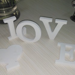 English letters New wooden Wall Stickers Home Decor 3D DIY Creative letters Modern Classic house sticker hot sale real kitchen