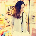 Exaggerate long pendant necklaces for women elegant black gold vintage necklace tassel waterdrop design necklaces gift #NL068