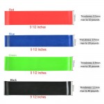 Exercise Resistance Loop Bands Fitness Stretch-Elastic Power Weight Bands-Set of 4 Strength Performance Bands