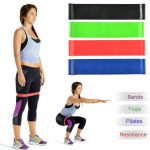 Exercise Resistance Loop Bands Fitness Stretch-Elastic Power Weight Bands-Set of 4 Strength Performance Bands