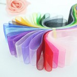 FENGRISE 10 15mm 45 Meters Organza Ribbon Wedding Decoration Scrapbooking Gift Craft DIY Bow Kids Marriage Event Party Supplies