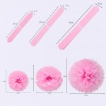 FENGRISE Wedding Decoration Events 5 pcs 20 25 30 cm Pom Pom Tissue Paper Pompom Ball Party Supplie Baby Shower Birthday Garland