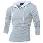 FGKKS New Arrival Brand Hoodie Sweatshirt Men Fashion Solid Color Sweatshirts Male Casual Hoodies Men Brand-Clothing Plus Size