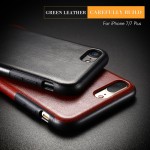 FLOVEME Leather Case For iPhone 7 6 Phone Cases Business Crazy Horse Pattern Cover For iPhone 6 7 6s Plus Back Case Coque 