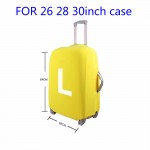 FORUDESIGNS Luggage Cover Cute Denim Cat Dog Prints Travel Accessories for 18-30inch Travel Case Suitcase Protective Dust Covers