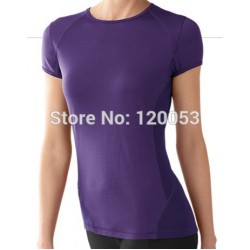 Factory Direct Offer 100% Australia Merino Wool Womens Short Sleeve T Shirt, Women's Merino Wool Shirt Baselayer