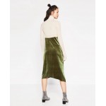 Fall winter gauze velvet warm dress green color vintage sleeveless long dress shiny velvet strap loose dress women winter dress