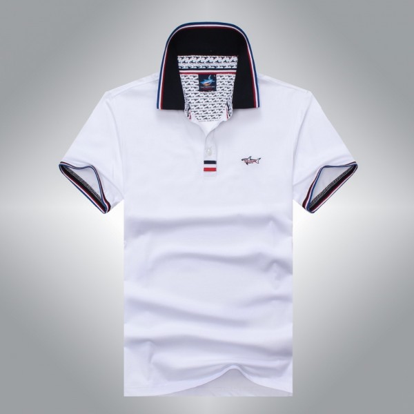 Famous tace shark man shirt camisa shirt masculina top quality pure color slim fit cotton t shirt man comfortable cool shark920