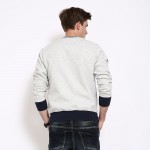 Fashion Brand 2017 Solid Cotton Man Plus Size Long Sleeve Sweatshirt/Boys Casual Oversized Hoodie