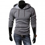 Fashion Brand Hoodies 2016 Men Casual Sportswear Man Hoody Zipper Long-sleeved Sweatshirt Plus Size Slim Fit Men Hoodie European