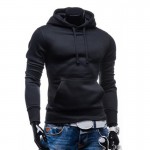 Fashion Brand Hoodies 2016 Men Casual Sportswear Man Hoody Zipper Long-sleeved Sweatshirt Plus Size Slim Fit Men Hoodie European