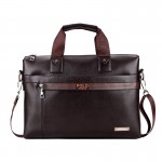 Fashion Brand PU Leather Men's Handbags Designer Man Zipper Handbag Dress Messenger Bag for Men Brown Black Color XB114NEW