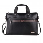 Fashion Brand PU Leather Men's Handbags Designer Man Zipper Handbag Dress Messenger Bag for Men Brown Black Color XB114NEW