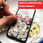 Fashion Cartoon Lovers Mickey Mouse Minnie cover soft TPU silicon case For iPhone 7 SE 5/5s 6 6s / plus 7 plus funda Coque cases