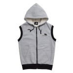 Fashion Causal Men Hoodies Pure Color Sleeveless Sweat Suit MenTracksuit With The Hoodies Spring Autumn Clothing Men