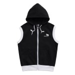 Fashion Causal Men Hoodies Pure Color Sleeveless Sweat Suit MenTracksuit With The Hoodies Spring Autumn Clothing Men