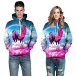 Fashion Couples Hoodies 3D Tiger Lion 2017 Mens Sweatshirt Print Hooded Animal Hoodie Men Women Tracksuit Hoodies Casual Hip Hop