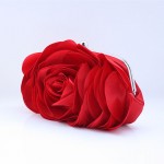 Fashion Flower Clutch Bag Women Wedding Handbag Bridal Clutch Purse Evening Dress Clutches Party Wallet Shoulder Chain Bag 