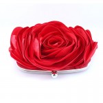 Fashion Flower Clutch Bag Women Wedding Handbag Bridal Clutch Purse Evening Dress Clutches Party Wallet Shoulder Chain Bag 