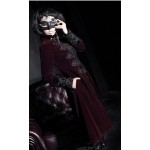 Fashion Gothic Punk Womens Streampunk Jacket Coat Hoodie Black Military Cosplay outfit