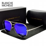 Fashion High Quality New Pilot Polarized Sunglasses Women Brand Designer 2016 Mirror Wrap Driving sun glasses UV400 original box