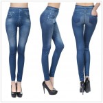 Fashion Leggings Jeans for Women Denim Pants with Pocket Slim Legging ukraine Fitness Plus Size Leggings S-XXL Black/Gray/Blue