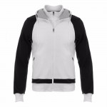 Fashion Men Casual Hoodies Stand-neck Hombre Hip Hop Track Suit 2 color Splicing Male Sweatshirt Cotton Slim Fit Men Hoody