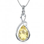 Fashion Pendants Necklaces For Women Jewelry Classic Rose Gold-color Crystal Rhinestone Water Drop Charm Pendant