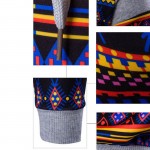 Fashion Printed Hoodies Men Patchwork Design Ethnic Tribal Print Sweatshirt Hoodie Man Male Pullovers Tracksuit Casual BZ800121