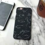 Fashion Stars Sky Case For iphone 6 Case For iphone 6S 6 Plus 5 5S Beautiful Constellation Cartoon Phone Cases Back Cover Capa