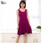 Fashion Summer Dress In The Long Paragraph Loose Casual Pure Color Modal Summer Dress Thin Paragraph Women Dress