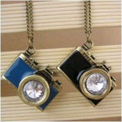 Fashion Vintage Camera Necklace   Charms Jewelry For Women  TJ NE010