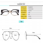 Fashion Women Brand Designer Cat's Eye Glasses Half  Frame Cat Eye Glasses Women Eyeglasses Frames High quality Grau F15010