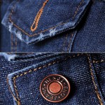 Fashion Women Denim Jacket Plus Size S-4XL Vintage Cropped Short Denim Jackets Long-Sleeve Jeans Cardigan Coat Light/Deep Blue