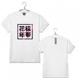 Fashion kpop bangtan boys album cover same letters printing t shirt summer fans o neck short sleeve t-shirt plus size