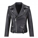 Faux Leather Jacket Women Moto Biker Leather Jackets Zip Coats chaqueta Blazer PU Jack jaqueta couro blouson cuir femme casaco
