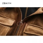 Female Basic Coat Retro Fashion Women Bomber Jackets Velvet Coat Super Cool Crop Outwear chaquetas mujer jaqueta feminina Jacket