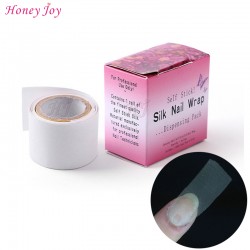 Fiberglass Nail Wrap Strong Nail Protector for UV Gel Acrylic Nails Self Adhesive Fiberglass & Silk Wrap Nail Art Tool Reinforce