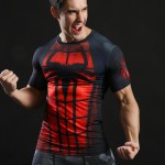 Fitness Tshirts 3D Spiderman Tops 2017 Superhero T-shirts Compression Quick Dry T shirts Summer Superhero Tees 2017 ZOOTOP BEAR