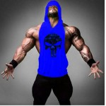 Fitness! Wholesale cotton bodybuilding workout tank tops  gyms vest tank tops fit muscle mens  gold fitness regatas musculino