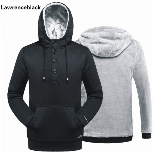 Fleece Hooded Sweatshirt Thick Warm Hoodies Men Winter Long Sleeve Sweatshirts Xxxxl Hoodies Hot Brand Fitness Solid Hoodie 99